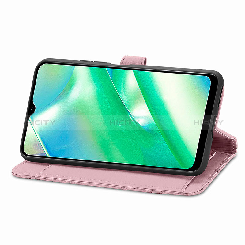 Funda de Cuero Cartera con Soporte Carcasa S06D para Realme C33 (2023)