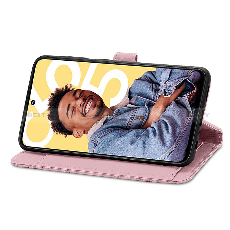 Funda de Cuero Cartera con Soporte Carcasa S06D para Realme C55