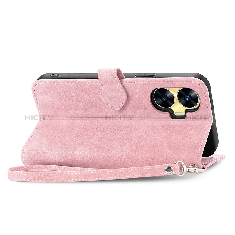 Funda de Cuero Cartera con Soporte Carcasa S06D para Realme C55