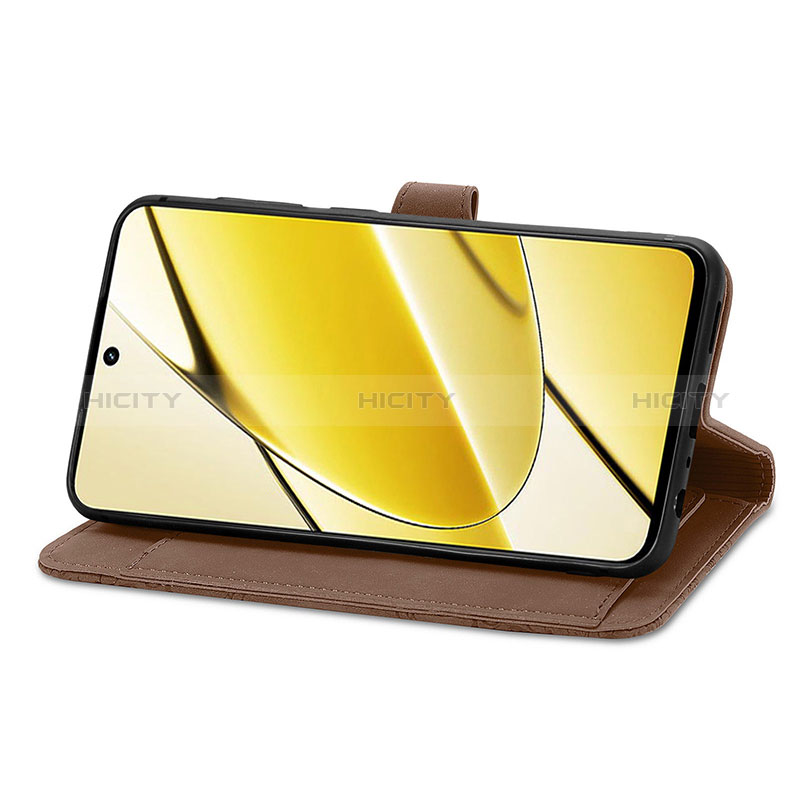 Funda de Cuero Cartera con Soporte Carcasa S06D para Realme V50s 5G