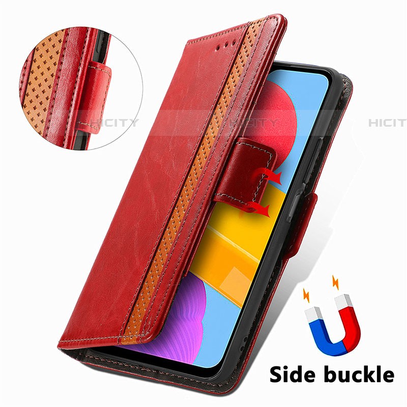 Funda de Cuero Cartera con Soporte Carcasa S06D para Samsung Galaxy M13 4G