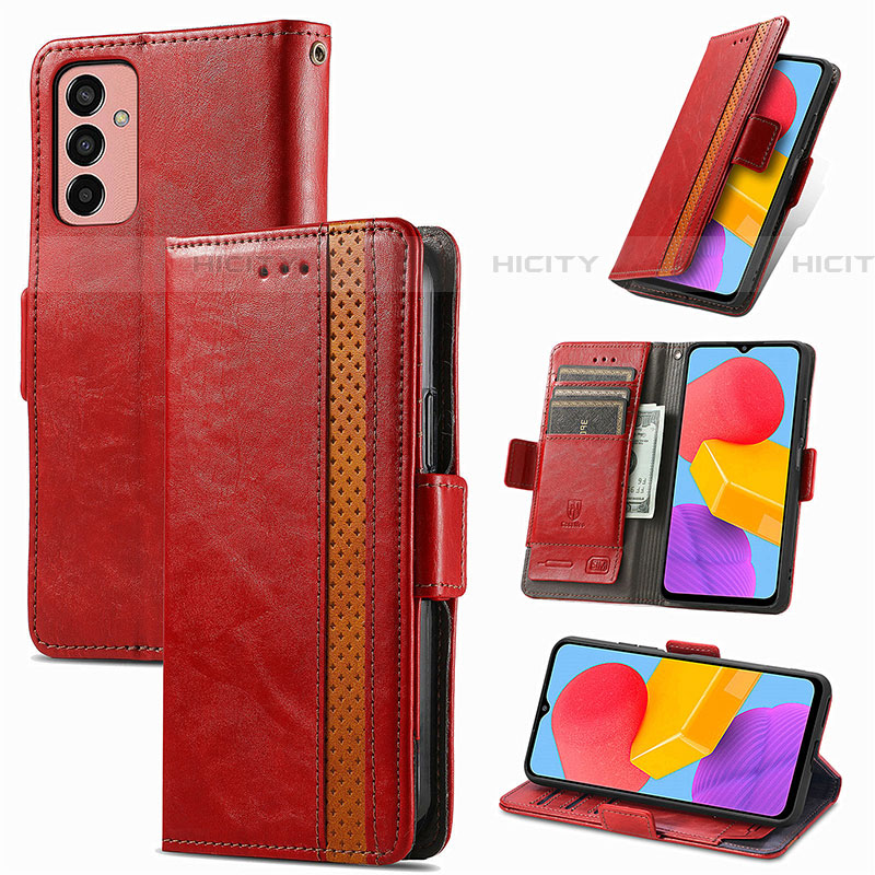 Funda de Cuero Cartera con Soporte Carcasa S06D para Samsung Galaxy M13 4G