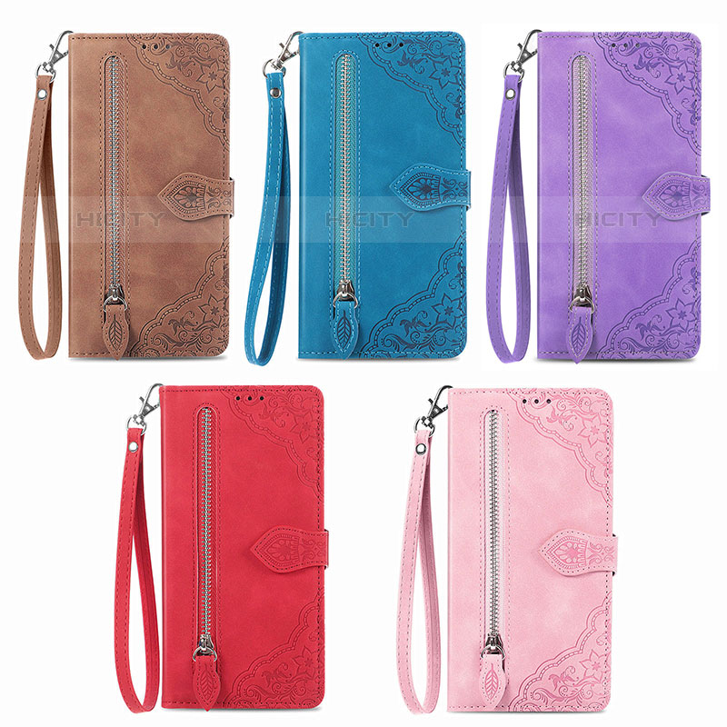 Funda de Cuero Cartera con Soporte Carcasa S06D para Samsung Galaxy M32 5G