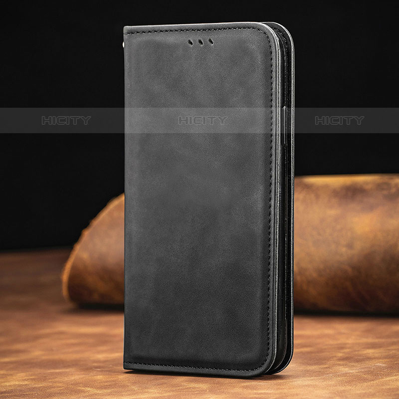 Funda de Cuero Cartera con Soporte Carcasa S06D para Samsung Galaxy M62 4G Negro