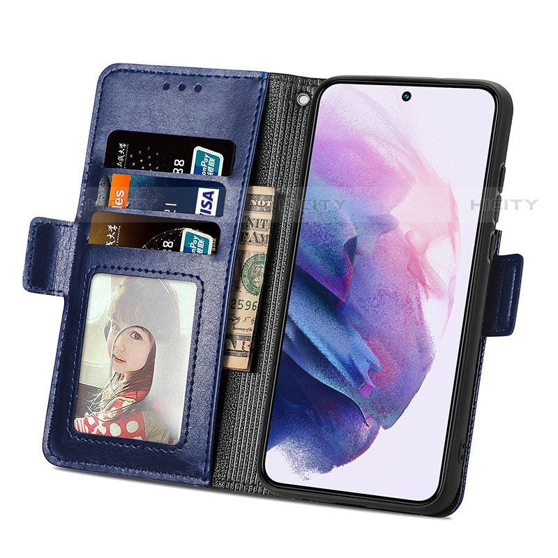 Funda de Cuero Cartera con Soporte Carcasa S06D para Samsung Galaxy S21 FE 5G