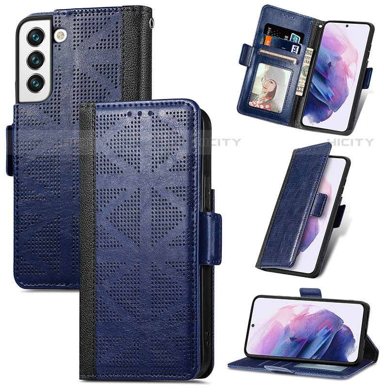 Funda de Cuero Cartera con Soporte Carcasa S06D para Samsung Galaxy S23 Plus 5G