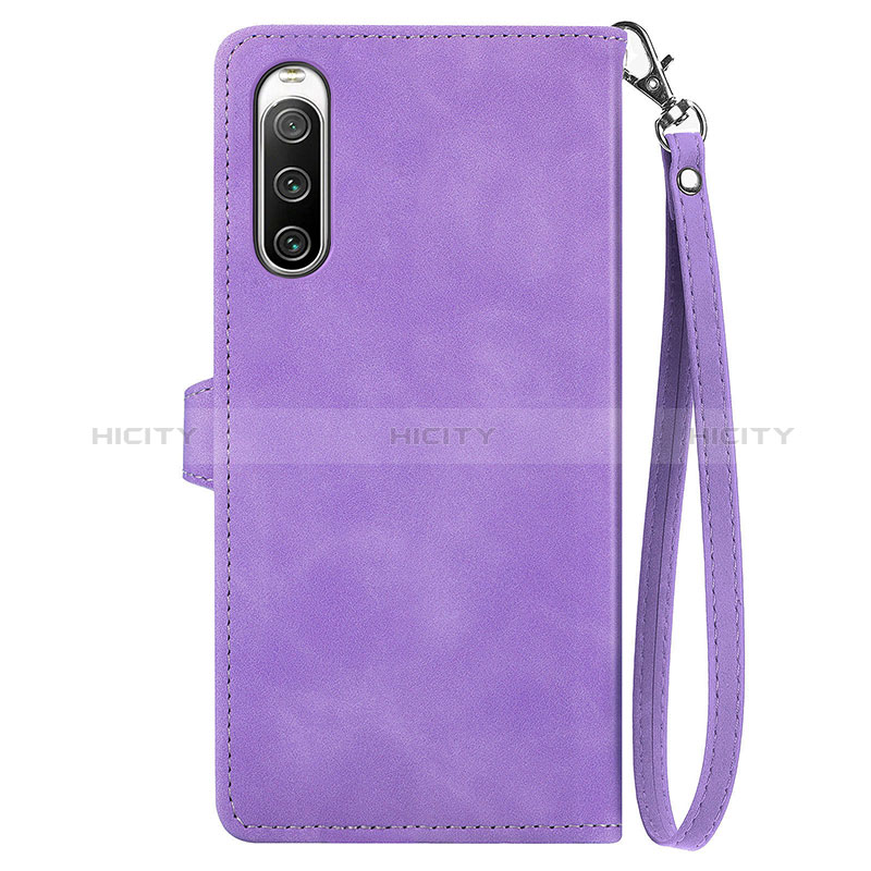 Funda de Cuero Cartera con Soporte Carcasa S06D para Sony Xperia 10 IV