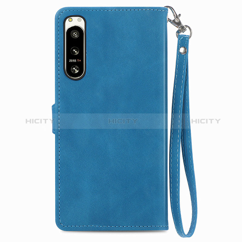 Funda de Cuero Cartera con Soporte Carcasa S06D para Sony Xperia 5 IV