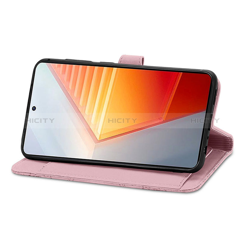 Funda de Cuero Cartera con Soporte Carcasa S06D para Vivo iQOO 9T 5G