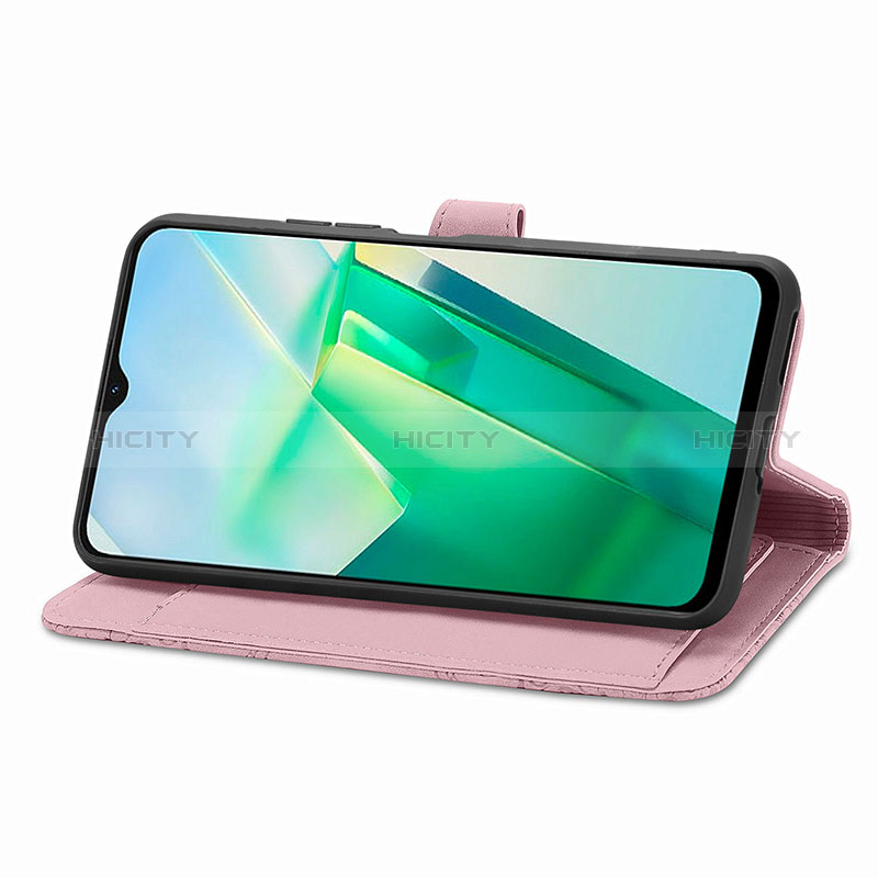 Funda de Cuero Cartera con Soporte Carcasa S06D para Vivo T2x 5G