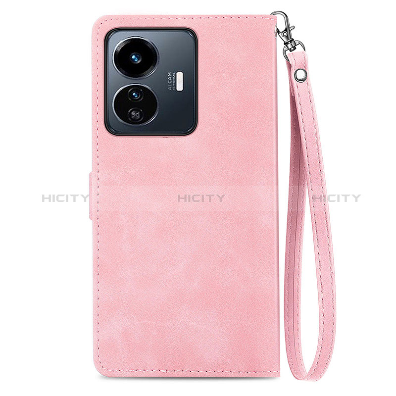 Funda de Cuero Cartera con Soporte Carcasa S06D para Vivo Y77e 5G