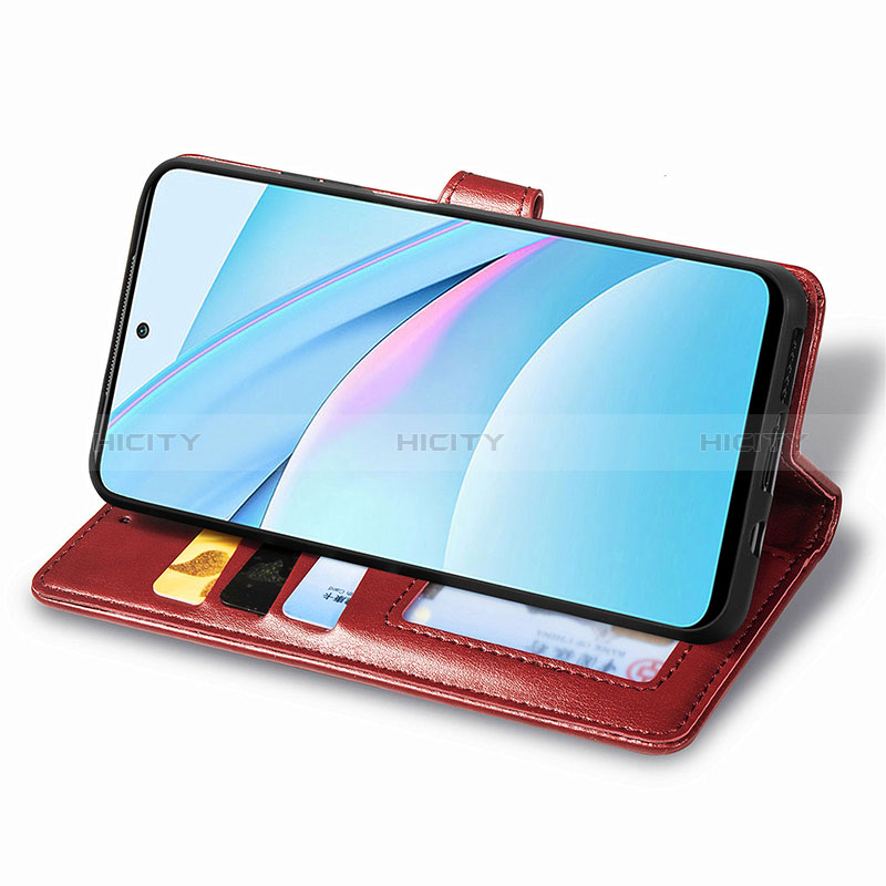 Funda de Cuero Cartera con Soporte Carcasa S06D para Xiaomi Mi 10i 5G