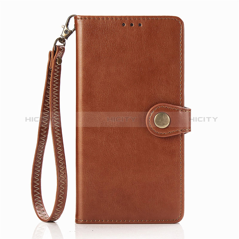 Funda de Cuero Cartera con Soporte Carcasa S06D para Xiaomi Mi 10i 5G Marron