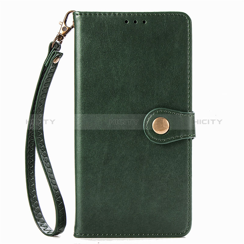 Funda de Cuero Cartera con Soporte Carcasa S06D para Xiaomi Mi 10i 5G Verde