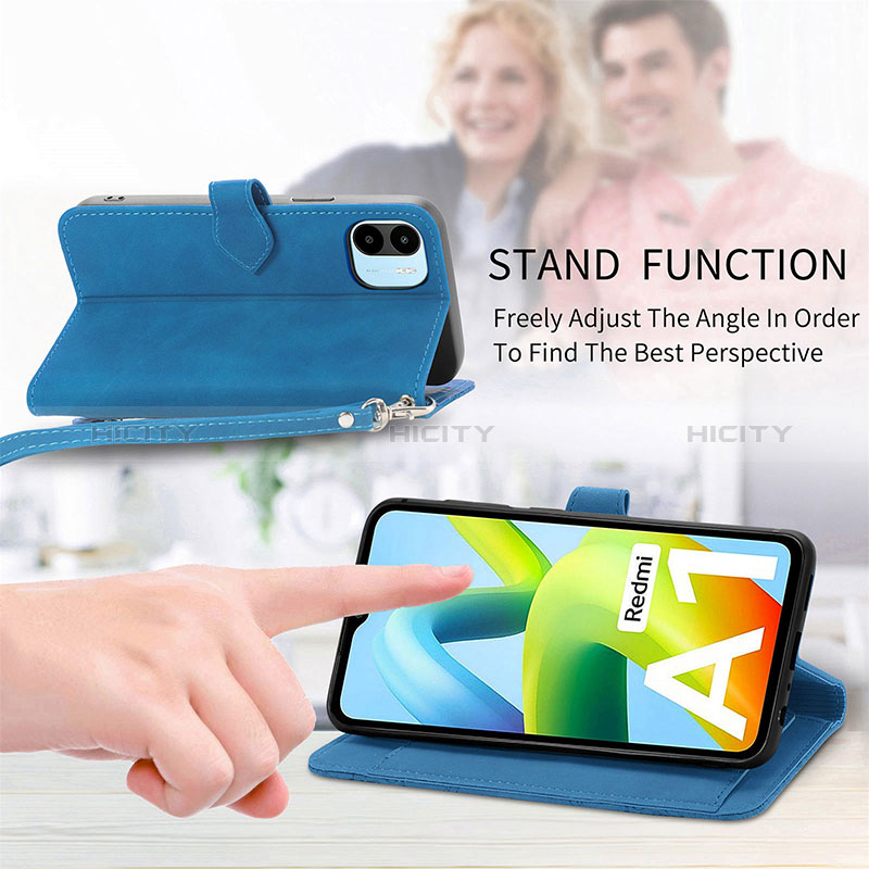 Funda de Cuero Cartera con Soporte Carcasa S06D para Xiaomi Poco C50