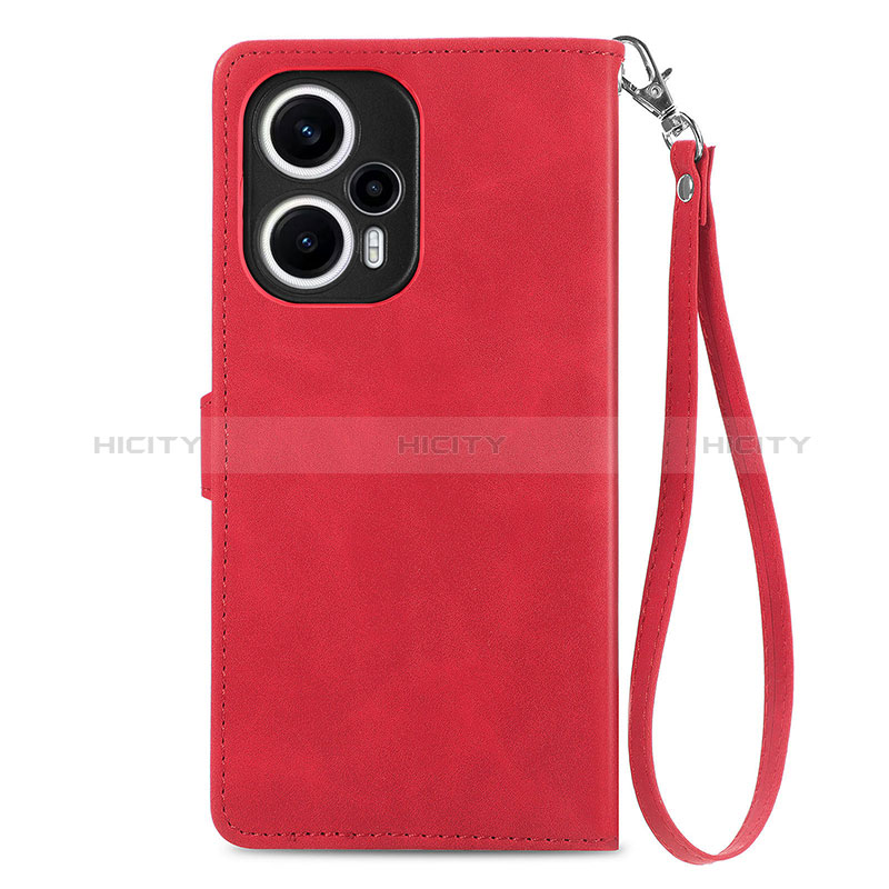 Funda de Cuero Cartera con Soporte Carcasa S06D para Xiaomi Poco F5 5G