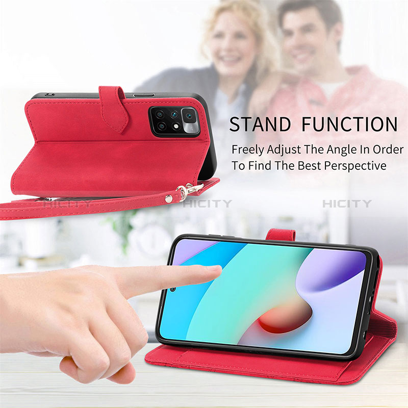 Funda de Cuero Cartera con Soporte Carcasa S06D para Xiaomi Poco M4 Pro 5G