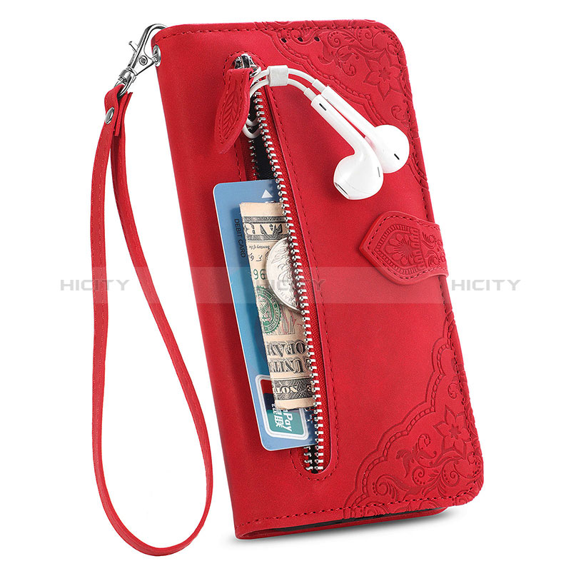 Funda de Cuero Cartera con Soporte Carcasa S06D para Xiaomi Redmi 10 India