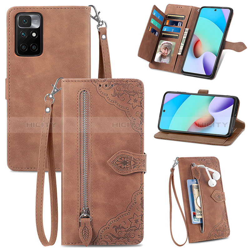 Funda de Cuero Cartera con Soporte Carcasa S06D para Xiaomi Redmi Note 11 5G