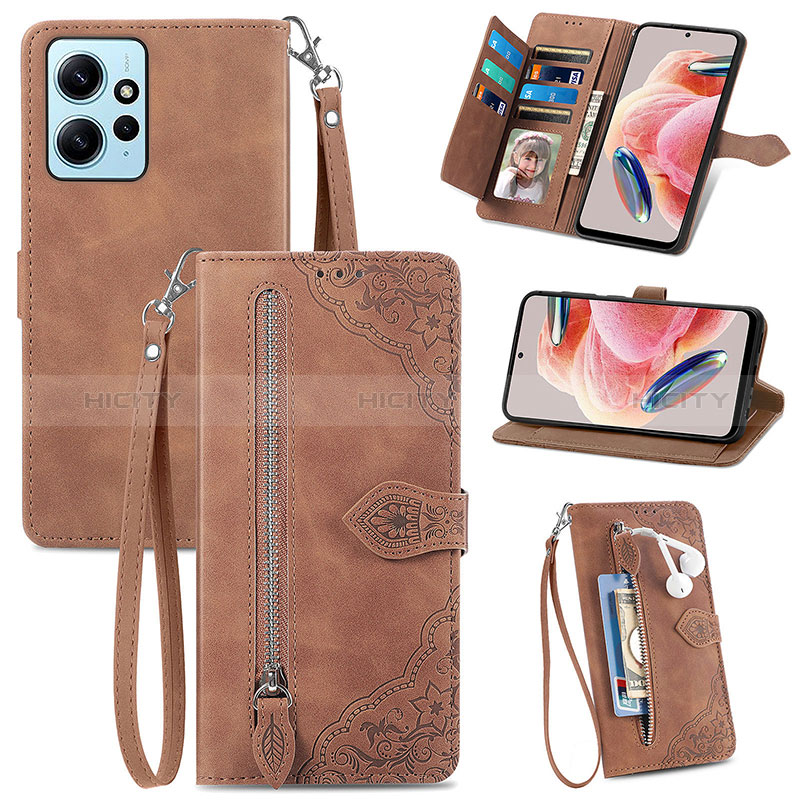 Funda de Cuero Cartera con Soporte Carcasa S06D para Xiaomi Redmi Note 12 4G