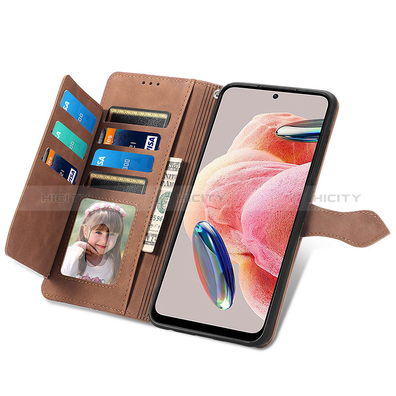 Funda de Cuero Cartera con Soporte Carcasa S06D para Xiaomi Redmi Note 12 4G