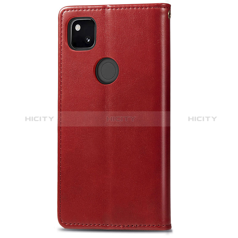 Funda de Cuero Cartera con Soporte Carcasa S07D para Google Pixel 4a