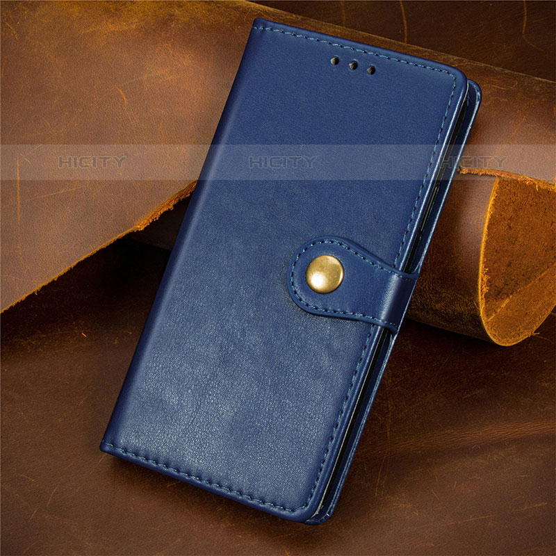 Funda de Cuero Cartera con Soporte Carcasa S07D para Google Pixel 6a 5G Azul