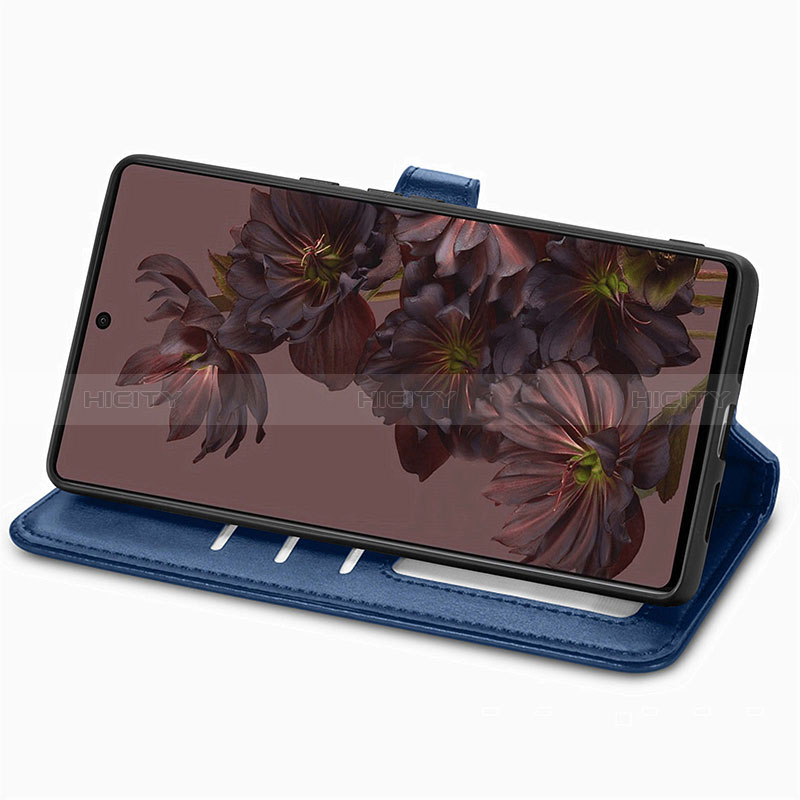 Funda de Cuero Cartera con Soporte Carcasa S07D para Google Pixel 7 5G