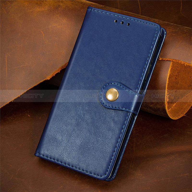 Funda de Cuero Cartera con Soporte Carcasa S07D para Google Pixel 7 Pro 5G Azul