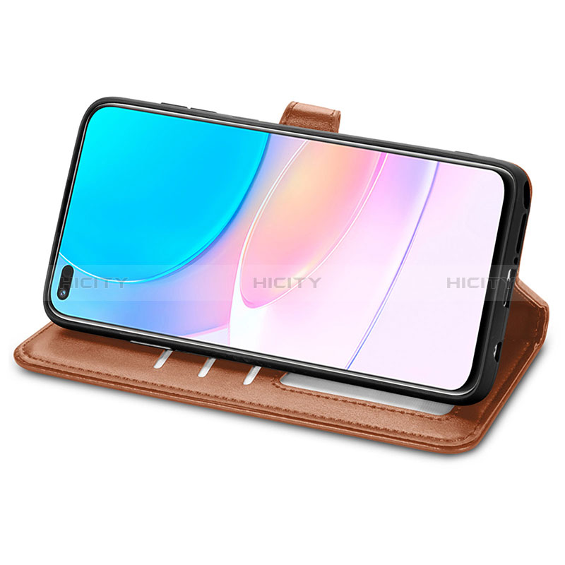 Funda de Cuero Cartera con Soporte Carcasa S07D para Huawei Honor 50 Lite