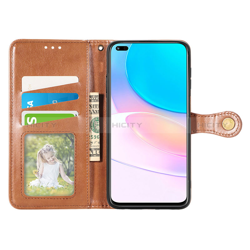 Funda de Cuero Cartera con Soporte Carcasa S07D para Huawei Honor 50 Lite