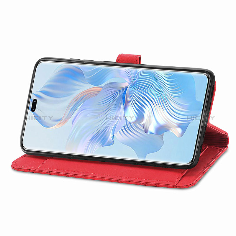 Funda de Cuero Cartera con Soporte Carcasa S07D para Huawei Honor 80 Pro 5G