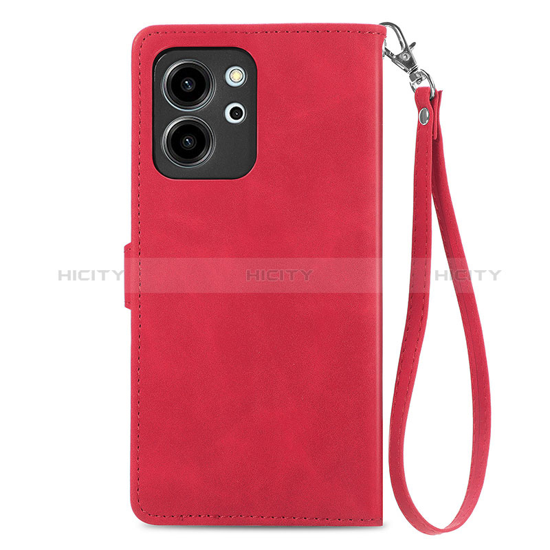 Funda de Cuero Cartera con Soporte Carcasa S07D para Huawei Honor 80 SE 5G