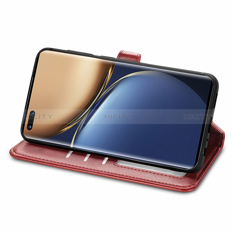 Funda de Cuero Cartera con Soporte Carcasa S07D para Huawei Honor Magic3 Pro 5G