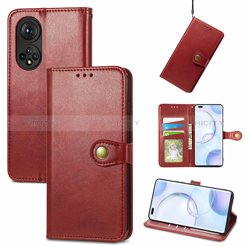 Funda de Cuero Cartera con Soporte Carcasa S07D para Huawei Nova 9 Pro