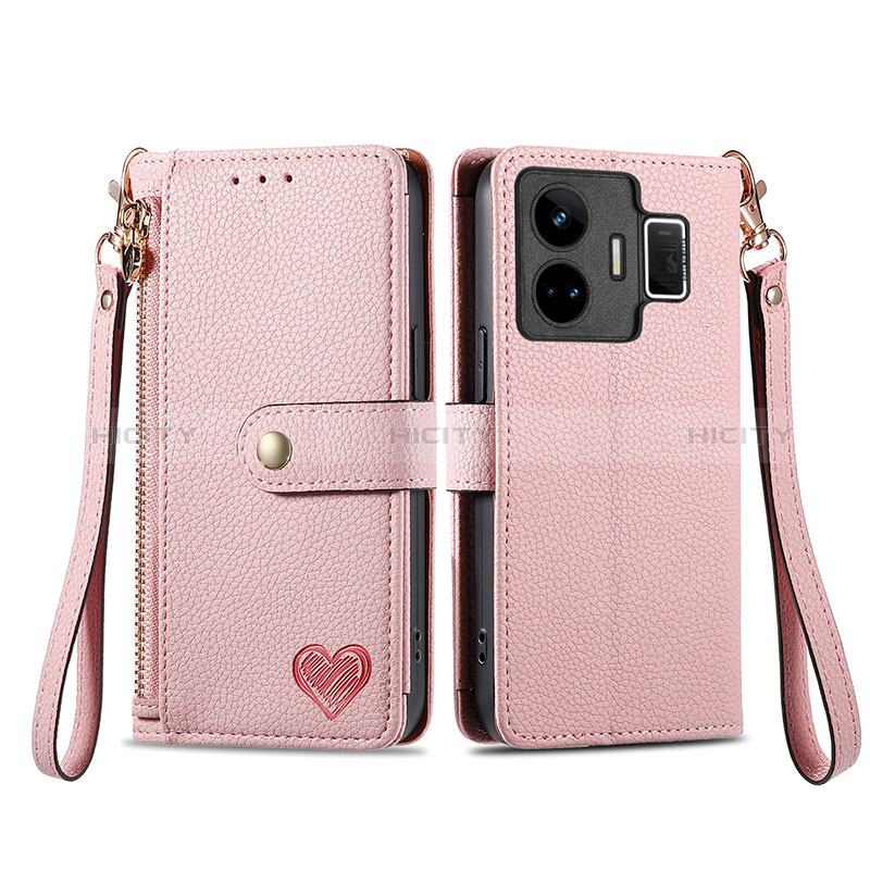 Funda de Cuero Cartera con Soporte Carcasa S07D para Realme GT Neo5 5G