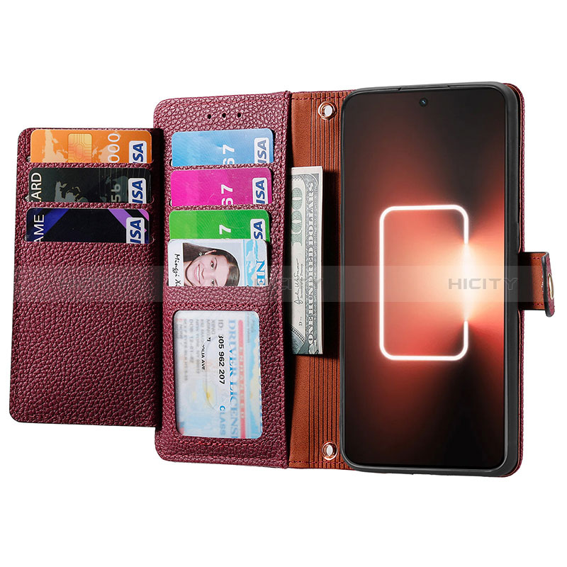 Funda de Cuero Cartera con Soporte Carcasa S07D para Realme GT3 5G