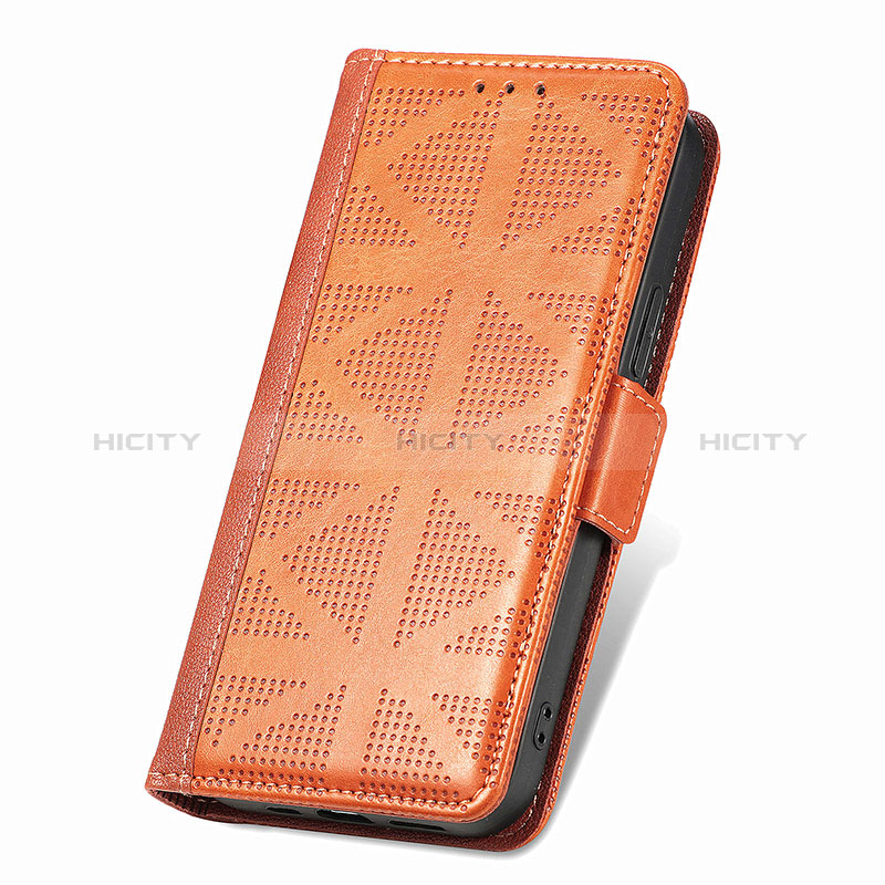 Funda de Cuero Cartera con Soporte Carcasa S07D para Samsung Galaxy A12