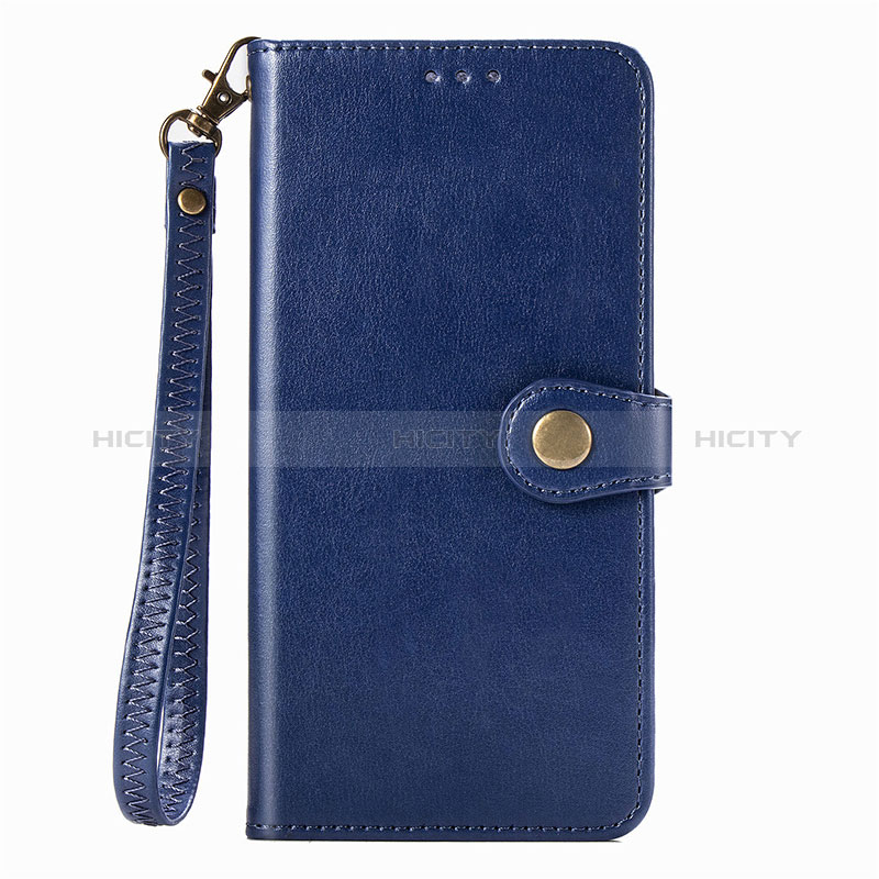 Funda de Cuero Cartera con Soporte Carcasa S07D para Xiaomi Poco X3 NFC Azul