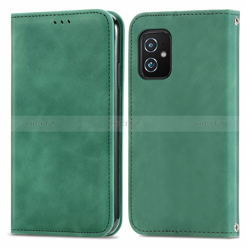 Funda de Cuero Cartera con Soporte Carcasa S08D para Asus ZenFone 8 Mini