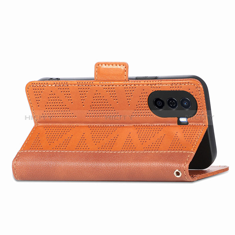 Funda de Cuero Cartera con Soporte Carcasa S08D para Huawei Enjoy 50