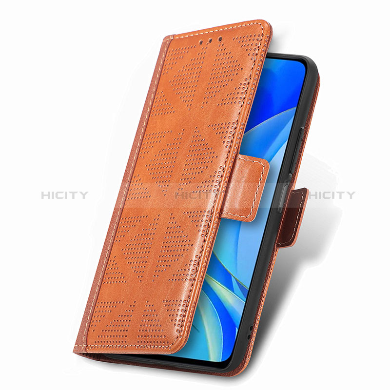 Funda de Cuero Cartera con Soporte Carcasa S08D para Huawei Enjoy 50