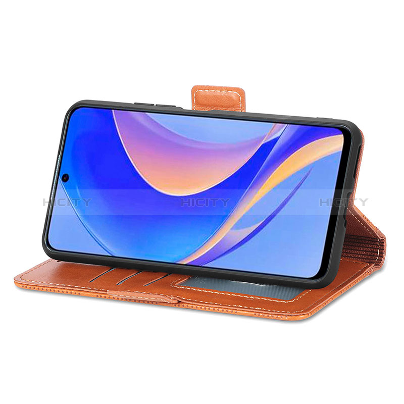 Funda de Cuero Cartera con Soporte Carcasa S08D para Huawei Enjoy 50 Pro