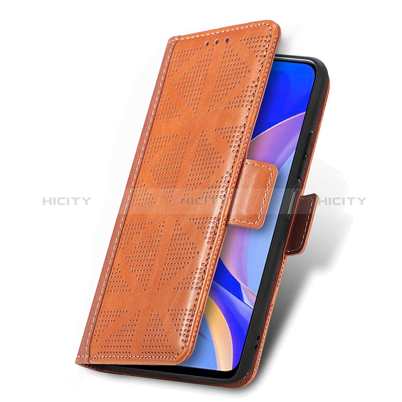 Funda de Cuero Cartera con Soporte Carcasa S08D para Huawei Enjoy 50 Pro