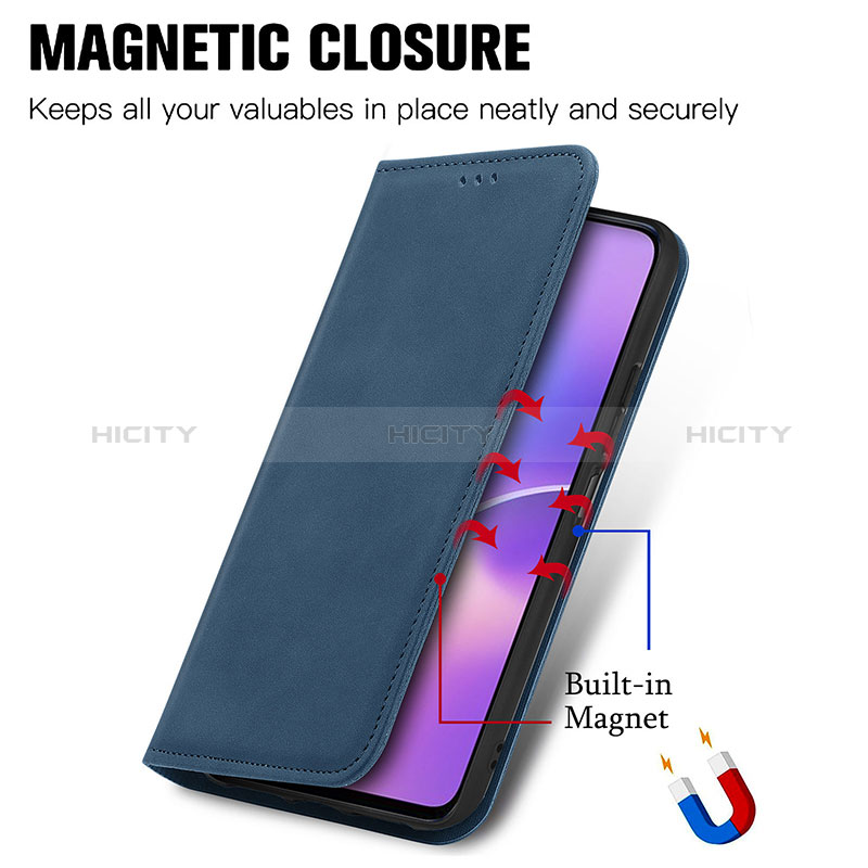 Funda de Cuero Cartera con Soporte Carcasa S08D para Huawei Honor X30i