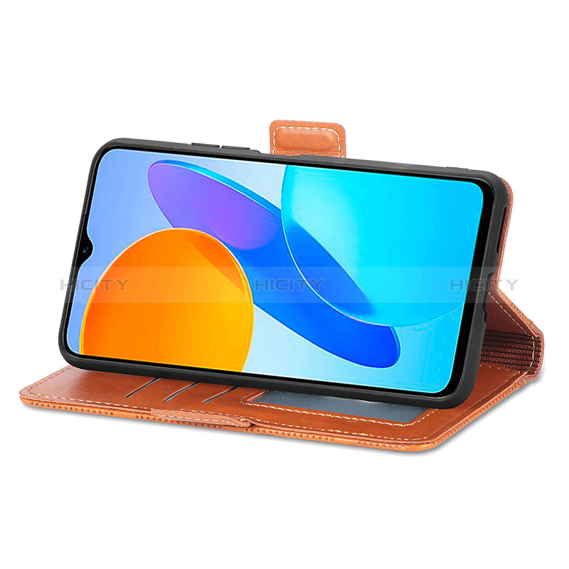 Funda de Cuero Cartera con Soporte Carcasa S08D para Huawei Honor X6 5G