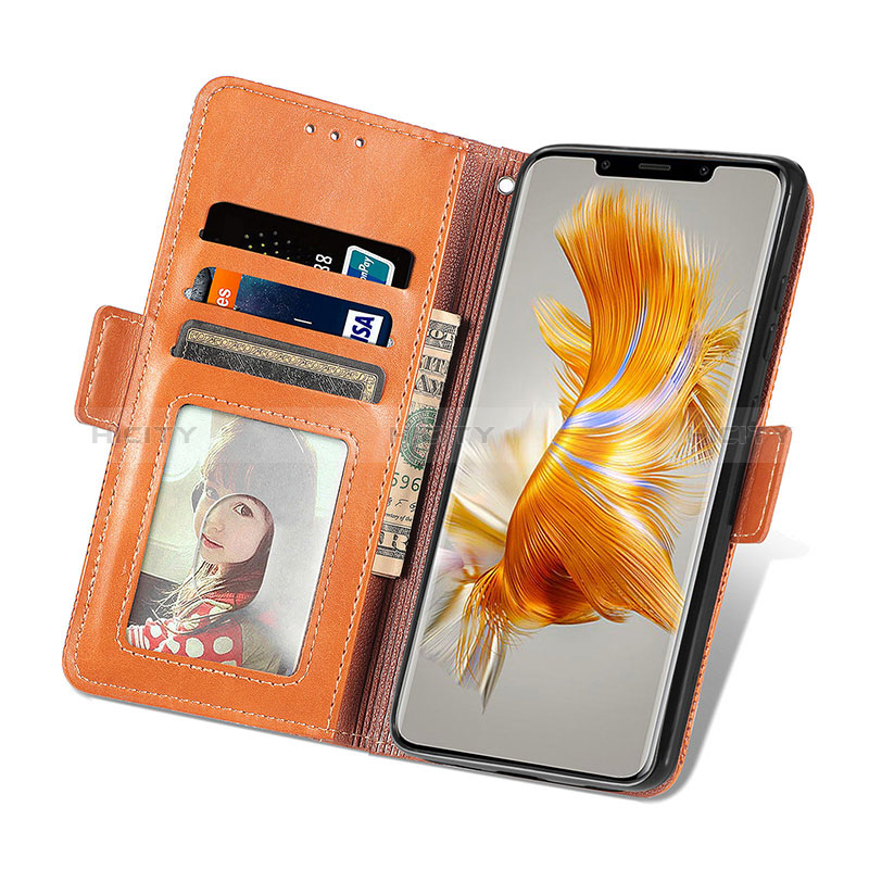 Funda de Cuero Cartera con Soporte Carcasa S08D para Huawei Mate 50 Pro