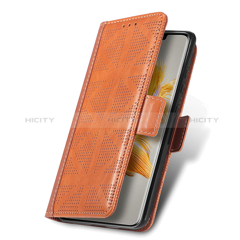 Funda de Cuero Cartera con Soporte Carcasa S08D para Huawei Mate 50 Pro