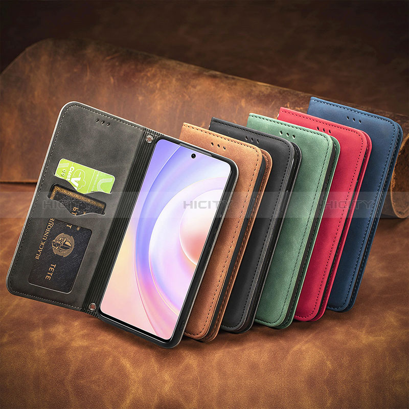 Funda de Cuero Cartera con Soporte Carcasa S08D para Huawei Nova 9 SE