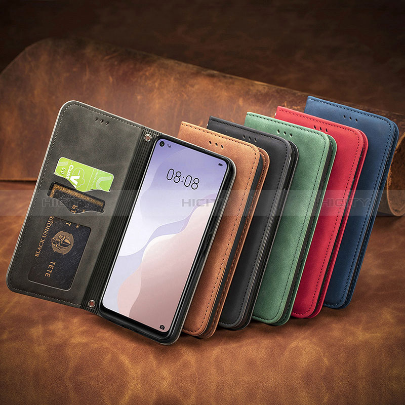 Funda de Cuero Cartera con Soporte Carcasa S08D para Huawei P40 Lite 5G